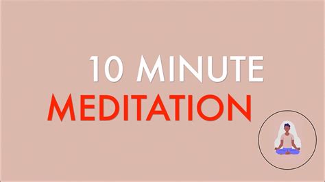 10 Minute Guided Meditation For Stress Relief Youtube