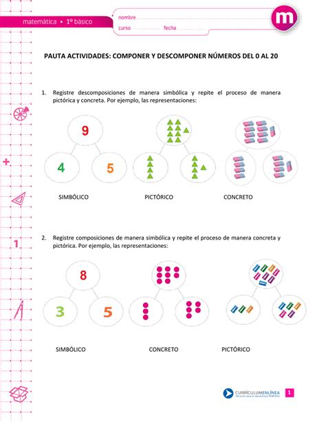 Componer Y Descomponer N Meros Del Al