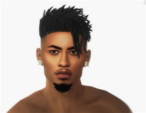 The Sims Cc Sims Hair Male Sims Black Hair Sims Afro Hair