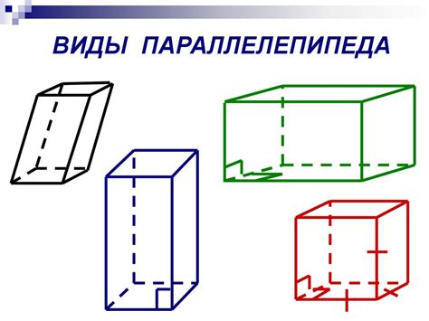 Прямоугольный параллелепипед - презентация онлайн