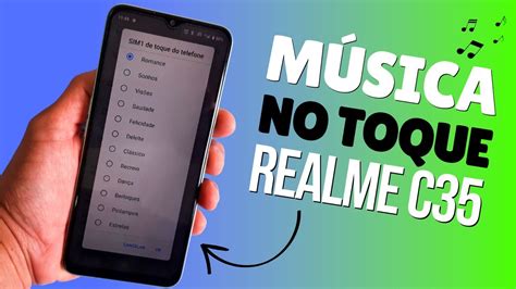 COMO COLOCAR MÚSICA NO TOQUE DO CELULAR REALME C35 YouTube