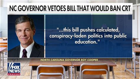 North Carolina Governor Vetoes Bill Banning Critical Race Theory In