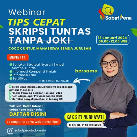 Webinar Skripsi Sobatpena