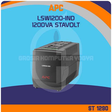 Jual APC LSW1200 IND Line R 1200VA 600W Automatic Voltage Regulator