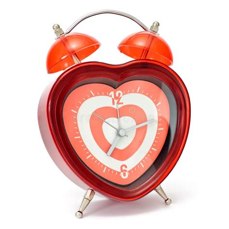 Heart Shaped Alarmclock Stock Image Image Of Alarmclock 25066551