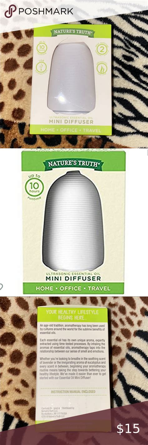 Nature S Truth Ultra Essential Oil Mini Diffuser Mini Diffuser