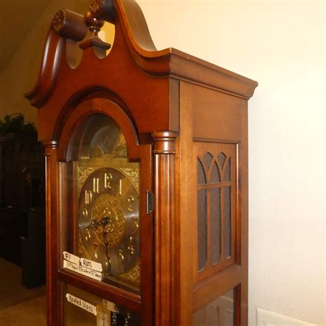 Lot 11 Colonial Of Zeeland Grandfather Clock Made In Usa Works