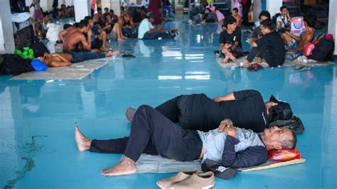 Antusias Penumpang Kapal Mudik Lebih Awal Di Tanjung Priok Foto Tempo Co