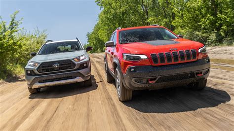 2019 Jeep Cherokee Trailhawk Vs 2019 Toyota RAV4 Adventure SUV