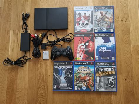 Konsola Sony Playstation Slim Gier Fifa Moh Gt Hp Tony Hawk Ps