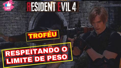 Resident Evil Trof U Respeitando Limite De Peso Youtube