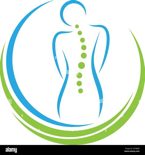 Physiotherapy Orthopedics Massage Chiropractor Logo Stock Vector Image And Art Alamy