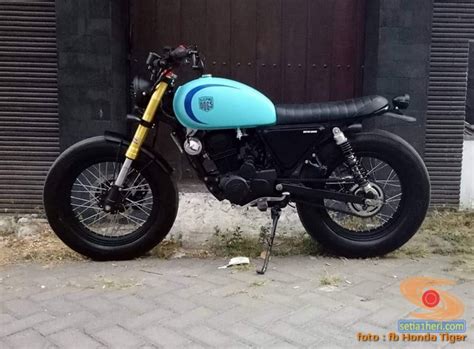 Modifikasi Cafe Racer Tiger Honda Tiger Tak Biasa Gabungan Bobber