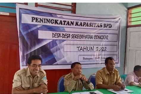 Latihan Peningkatan Kapasitas Bpd Dan Kpm Desa Se Kecamatan Congkar Media Kupang