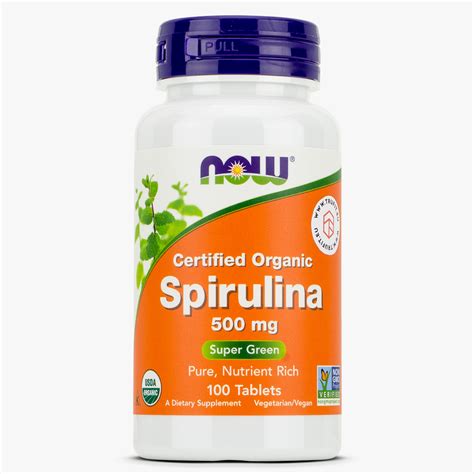 Now Foods Spirulina Tablets 500mg Superfood For Super Health