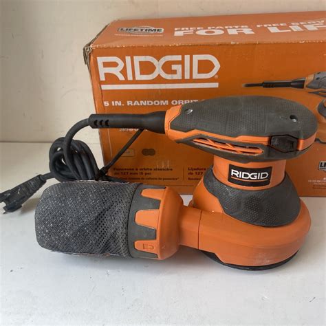 RIDGID R26011 Corded 5 In Random Orbital Sander With AIRGUARD