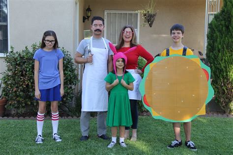 Bob S Burgers No Sew Group Halloween Costume