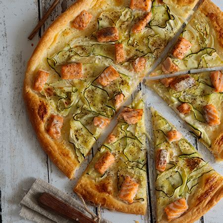 Tarte Saumon Courgettes Et Ricotta Casa Azzurra