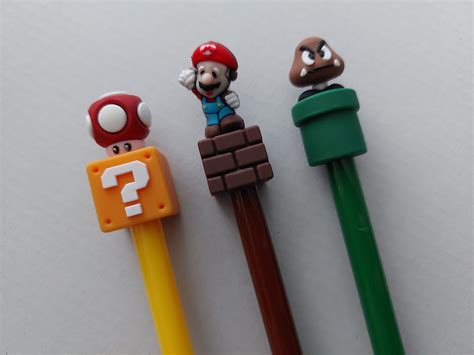 Fineliner Pen Super Mario Inspired Etsy