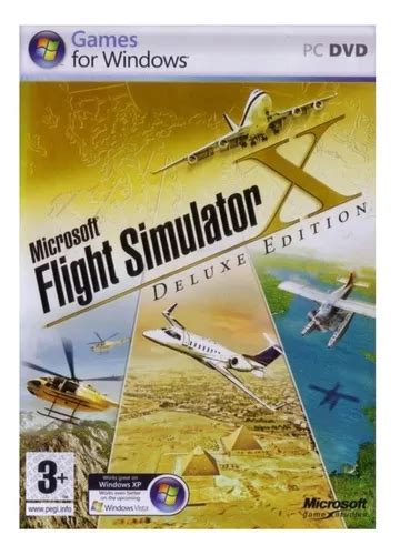 Microsoft Flight Simulator X Deluxe Edition Microsoft PC Físico