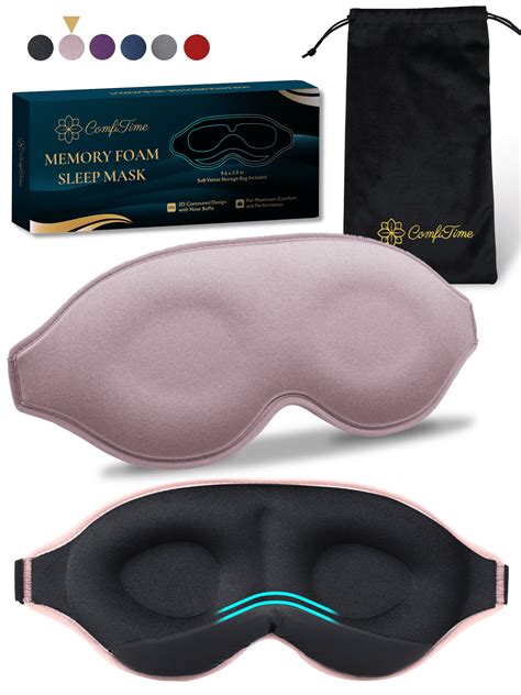 Comfitime 3d Sleep Mask 100 Blackout Eye Mask For Sleeping Eye