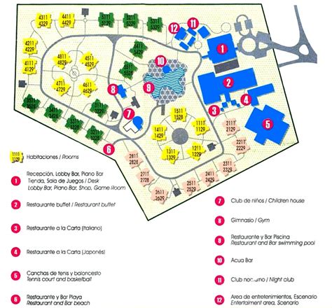 Playa Costa Verde Hotel Map