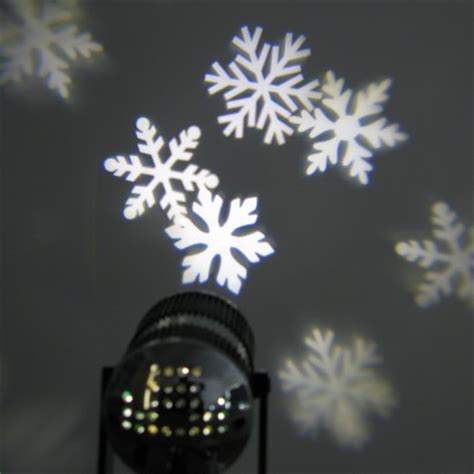 LED Snowflake Projector