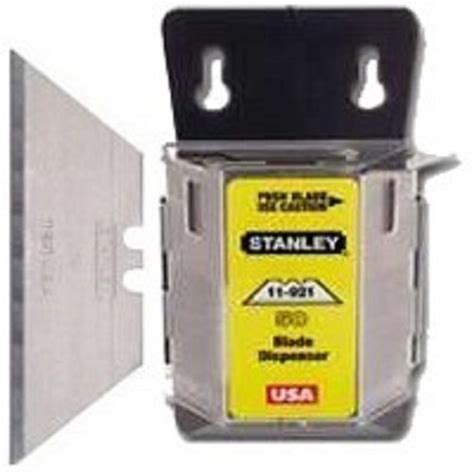 New Stanley A Pack Heavy Duty Utility Razor Blades With Wall