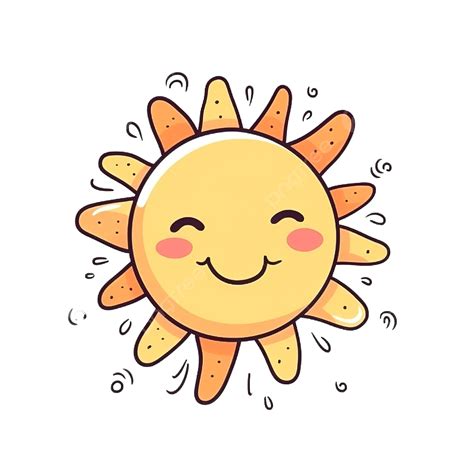 Cute Sun Cartoon Doodle Element Cartoon Doodle Cute Png Transparent
