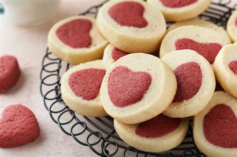 Biscuits De La Saint Valentin Biscuits Sabl S L Int Rieur D Un Coeur