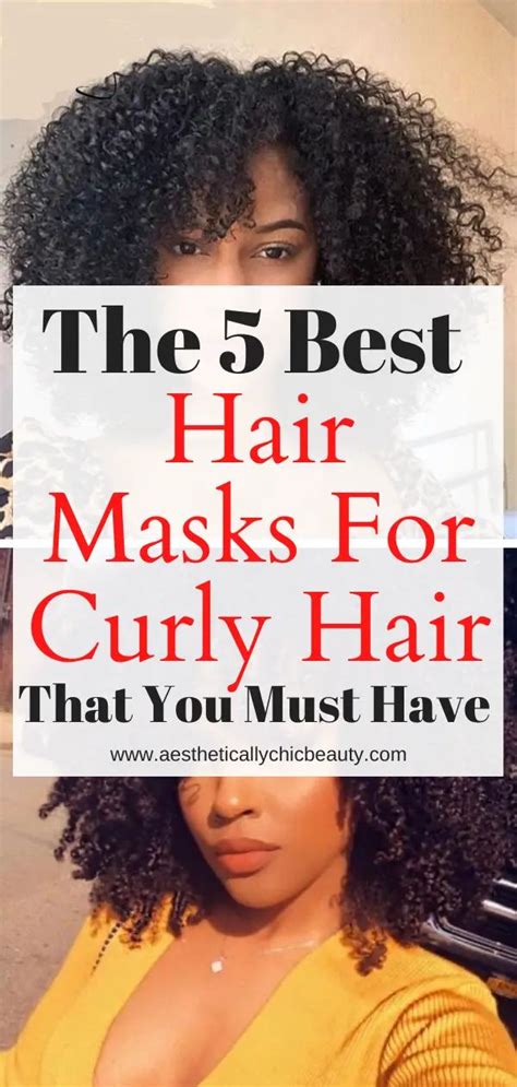 The 5 Best Hair Masks For Curly Hair That You Must Have Acb In 2023 Cool Hairstyles Best