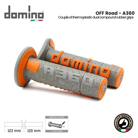 Handgrip Motorcycle Domino A Offroad Supermoto Hand Grip Original