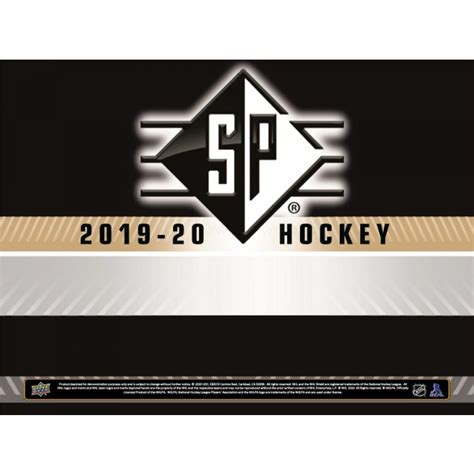 2019 20 Upper Deck Sp Authentic Hockey Hanger Pack 72ct Case Steel