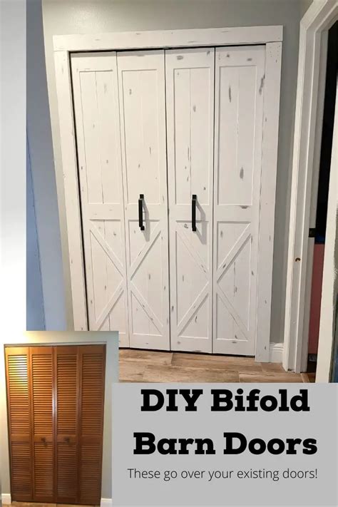 Diy Bifold Barn Doors Beauty Within Home