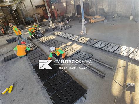 Grill Atau Grating Tutup Besi Untuk Selokan Dan Saluran Drainase