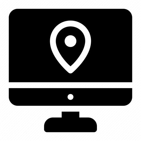 Computer, location, monitor, pc, screen icon - Download on Iconfinder