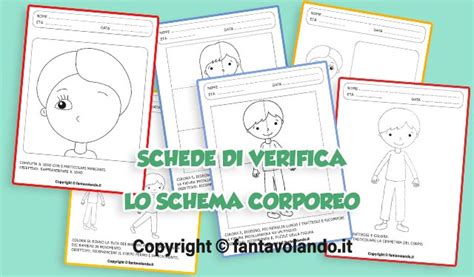 Schede Di Verifica Lo Schema Corporeo Fantavolando