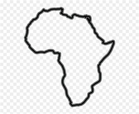 Africa Continent Outline Png