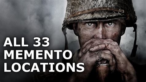 Call Of Duty Ww2 All Memento Locations Cod Ww2 Mementos Guide Youtube