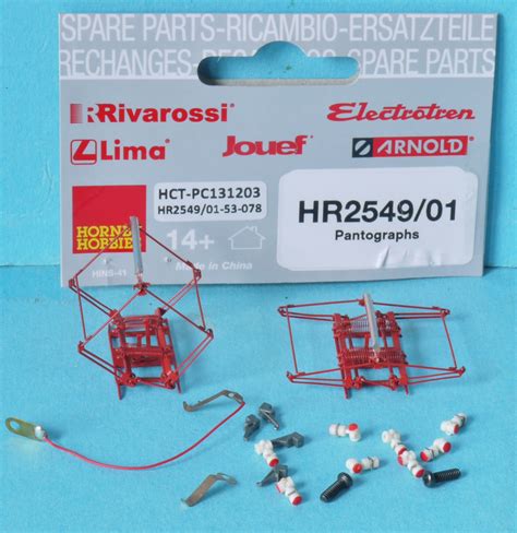 Hr Hornby Rivarossi Pantographs For Electric Loco Drb Series E