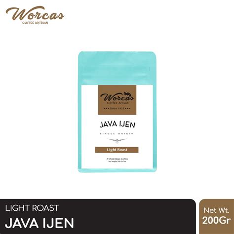 Jual Worcas Kopi Arabika Java Ijen Gram Light Roast Shopee