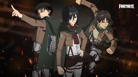 Fortnite Precio De Los Skins De Mikasa Y Levi De Attack On Titan