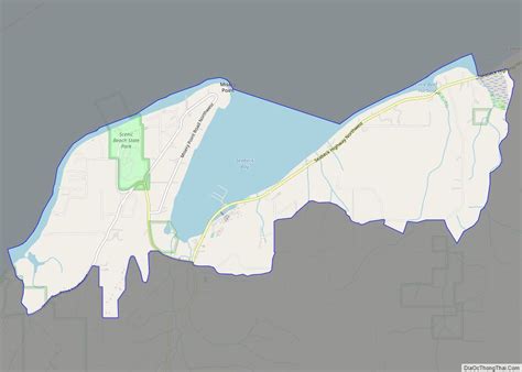 Map of Seabeck CDP