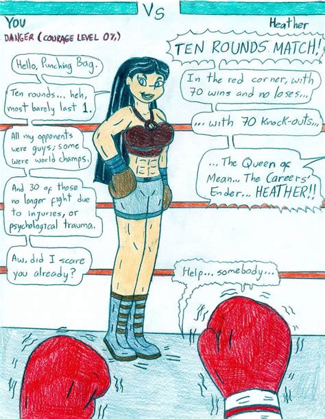 Boxing You Vs Heather By Jose Ramiro On Deviantart