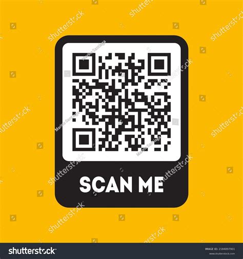 Scan Me Icon Qr Code Qrcode Stock Vector Royalty Free 2184897901 Shutterstock