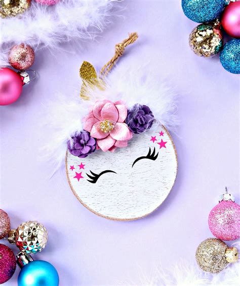 Unicorn Christmas Tree Ornament Tutorial Ornament Tutorial Christmas