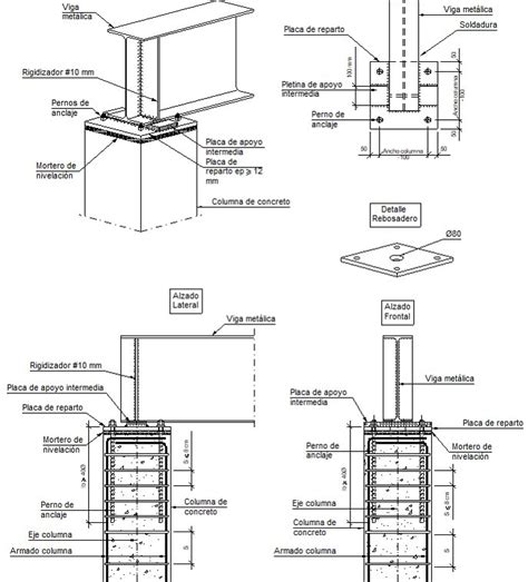 Detalles Constructivos Cype Eam Apoyo Simple En Extremo De Claro
