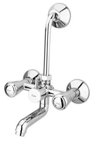 Brass Kindle Strom Wall Mixer In With Bend For Bathroom Fitting At