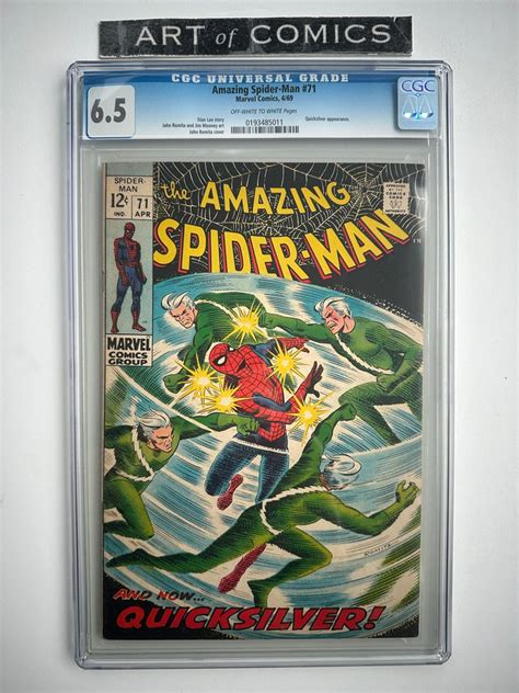 The Amazing Spider Man Quicksilver Appearance Cgc Graded