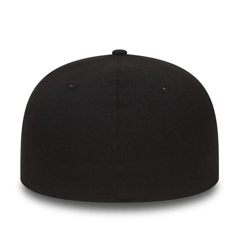 New Era 59fifty Plain Cap Hat 5950 Royal Black Red Ebay